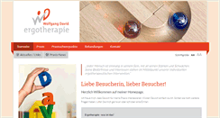 Desktop Screenshot of ergotherapie-david.de