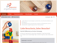 Tablet Screenshot of ergotherapie-david.de